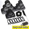 35Pcs 3 Sizes Rollers Curly Hair Roller Black Hair Curlers for Women  Hair Styling Tool