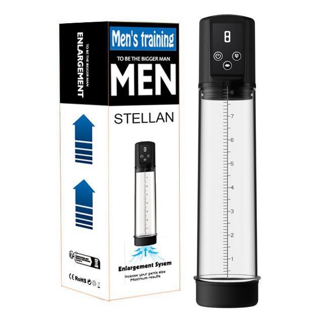 Men's Automatic LCD Vacuum Suction Stretching Masturbator Toy