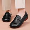 Dopamine Foreign Style Mother Shoes Soft Sole Comfortable Grandmother Shoes Middle-aged and Elderly One-pedal Single Shoes 2025 Round Head Single Shoe