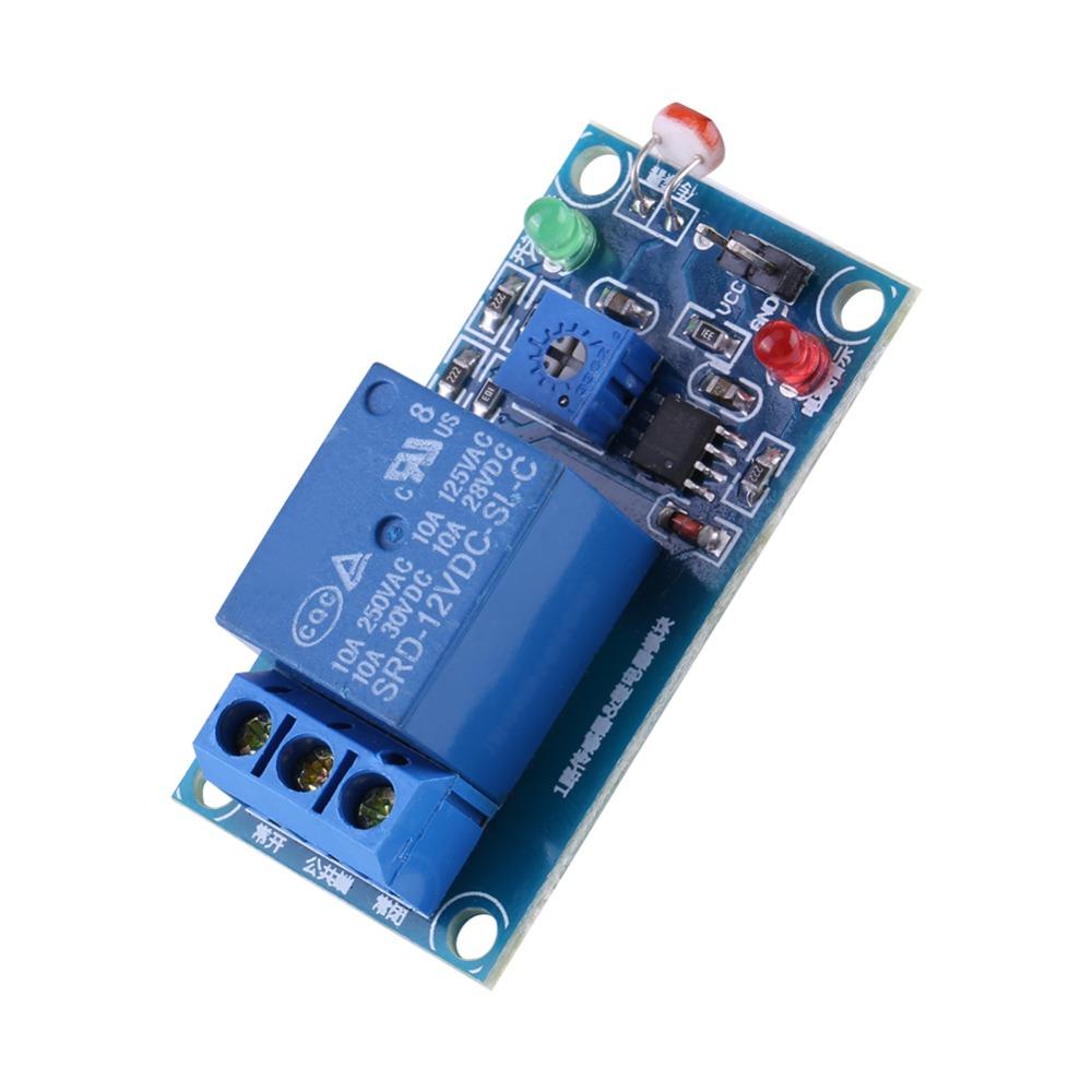 Light Dependent Resistor Light Sensor Switch 12V Relay Control Module LDR Relay  Light Detection