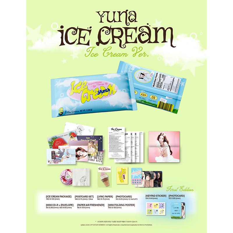 [Pre-order] ITZY YUNA - [Ice Cream] Ice Cream Ver. (Online Benefit)