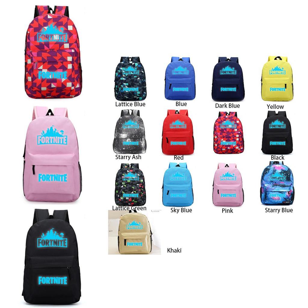 Zaino Scuola Fortnite Battle Royale Spalla Luminoso Ragazzo Zaino alla Moda Cool E