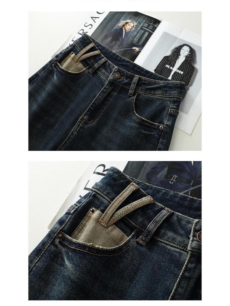 Women's High-Waisted Slimming Harem Jeans - Versatile, Loose-Fit Casual Pants