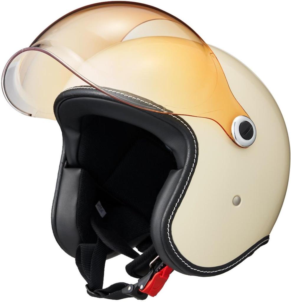 MARUSHIN Motocykel Jet Helma MCJ6 BUBBLE RIDER MEN XL Velikost Ivory Produkt 05301013 (61-62 cm) Číslo