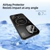 ABEEL For Oppo Reno15 Pro 5G (Global)/Reno15 5G (China) Magnetic Case Aluminium Alloy + PC + TPU Hollow Heat Dissipation Phone Cover