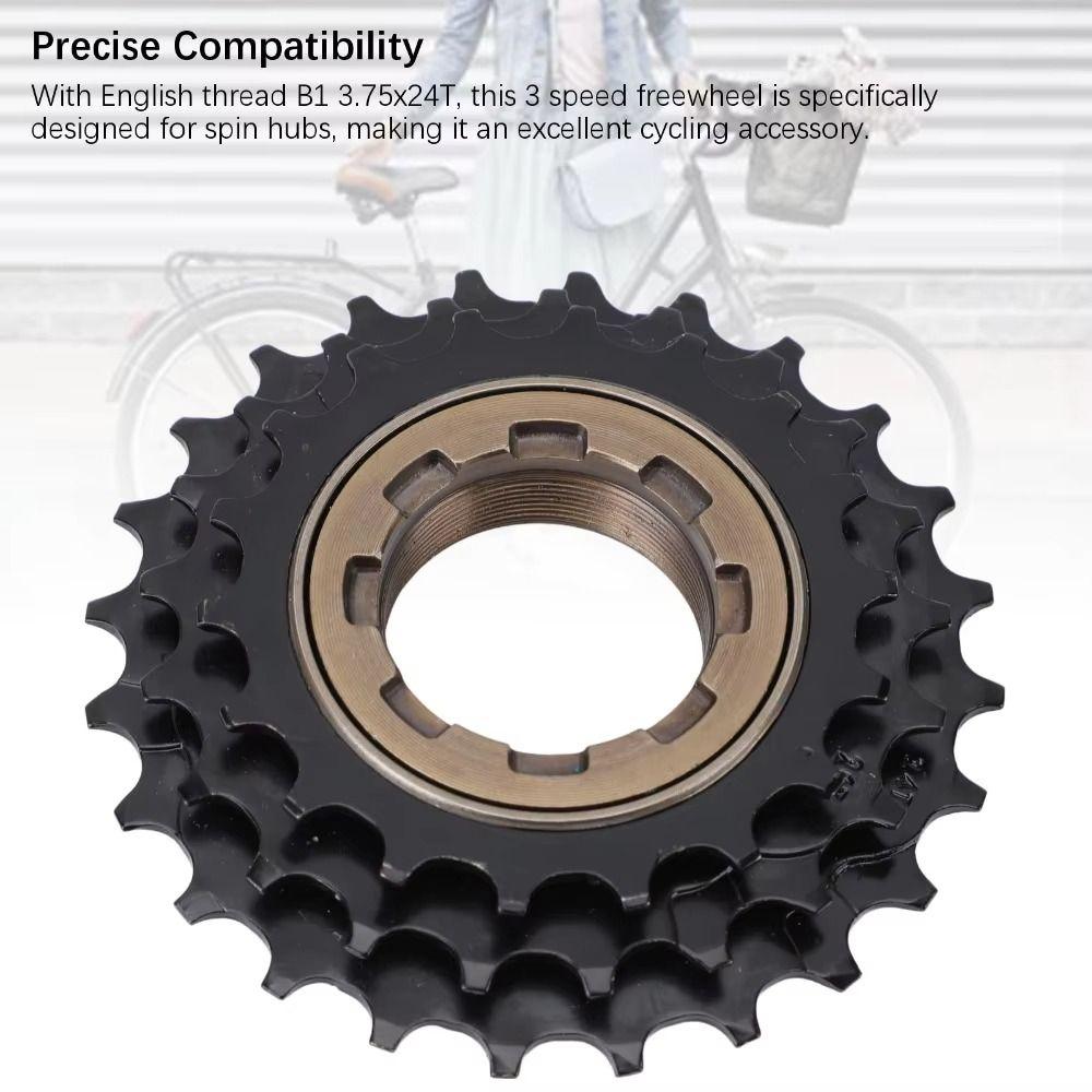 Replacement 3 Speed Freewheel High Strength Cycle Freewheel Bicycle Flywheel  Spin Hub