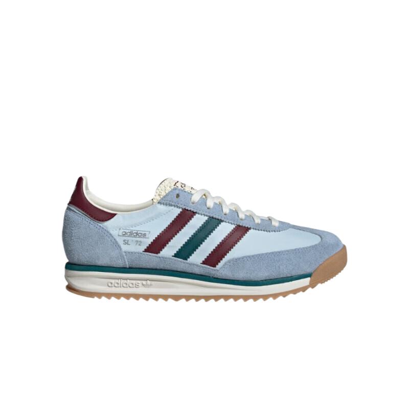 Adidas Originals Sl 72 Rs Fabric Synthetic Leather Fashion Simple Retro Casual Low-Top Sneakers Unisex Sneakers Light-Sky-Blue JQ8151