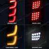 1 Pair Car LED Tail Light Assembly For Isuzu Dmax D-max 2021 2022 2023 2024 Rear Turn Signal Brake Reverse Lights Taillight 12V