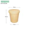 Pabei Disposable Kraft Paper Soup and Meal Buckets with Lids