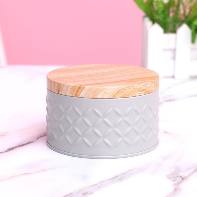 

Высококачественные жестяные коробки с текстурой дерева, прочная металлическая коробка для хранения, банки для кофе и чая, контейнер для конфет, большая вместимость, домашний органайзер