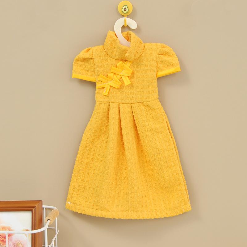 Class A microfiber cheongsam hand towel, cute kitchen hanging hand cloth, household bathroom hand towel