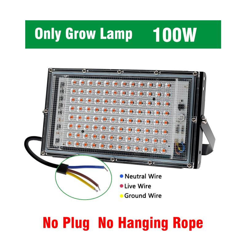 Full Spectrum LED Grow Light with Stand AC220V Phyto Lamp with On/Off Switch for Greenhouse Hydroponic Plant Growth Lighting