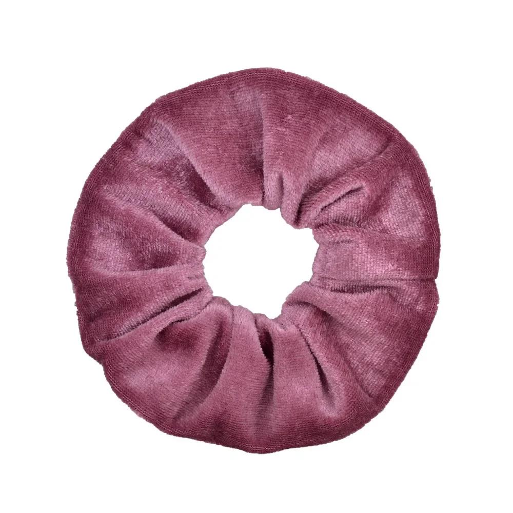 1 stuks Effen Kleuren Fluwelen Haar Scrunchies Dames Meisjes Paardenstaart Houder Hoofdband Elastische Haarbanden Haaraccessoires