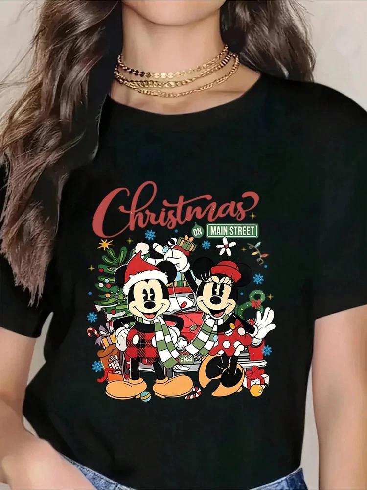 Christmas Mickey And Minnie TShirt Unisex 4 S