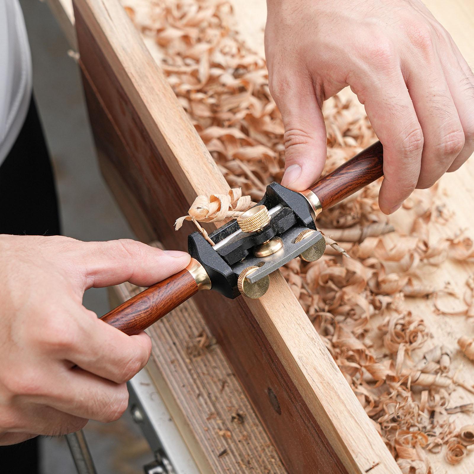 

Adjustable Bird Planer Flat Base Hand Wood Plane Hand Spokeshave for Woodworking Corner Arc Trimming 42mm