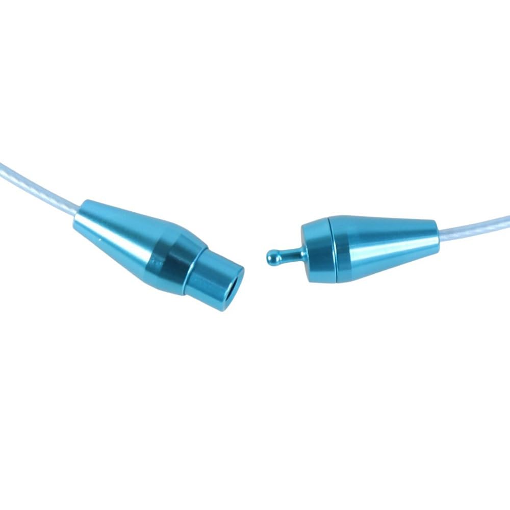 phiten RAKUWA Wire Necklace EXTREME Sky Blue 50cm [Relieves stiff shoulders and neck] [Made with Phiten's advanced Metax technology]