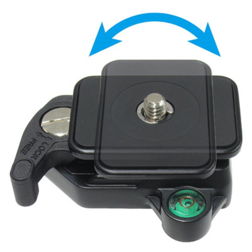 Velbon Tripod Accessory Quick Shoe Lever Lock 408594 QRA-4 Set, QRA-4 System, Magnesium,