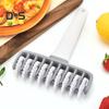 1 Set PP Pizza Punch Detachable Cleaning Creative Biscuit Pie Hole Embossing Dough Roller