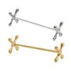 Metal Chopstick Rest Cutlery Rest Reusable Chopstick Stand Dining Utensil Rest Prevents Rolling for Spoons Forks Dining Table Home Party Wedding Use