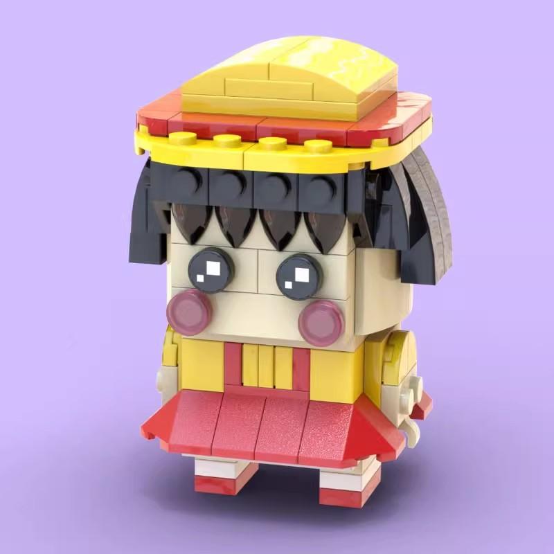 Building Block Compatible Building Block Assembly Birthday Gift Ideas, Square Head Boy Big Head Boy, Cherry Balls