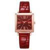 Simple Ladies Square Belt Quartz Watch New Vintage Premium Roman Watch