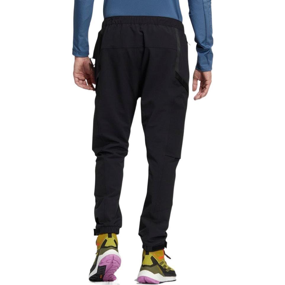 Adidas Knitted Sweatpants Men's Black Moderate Cuffed Pants HN2037
