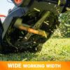 1800W Electric Lawnmower Corded, 40cm Cutting Width, Light Grey