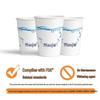MIAOJIE 270ml Disposable Paper Cups