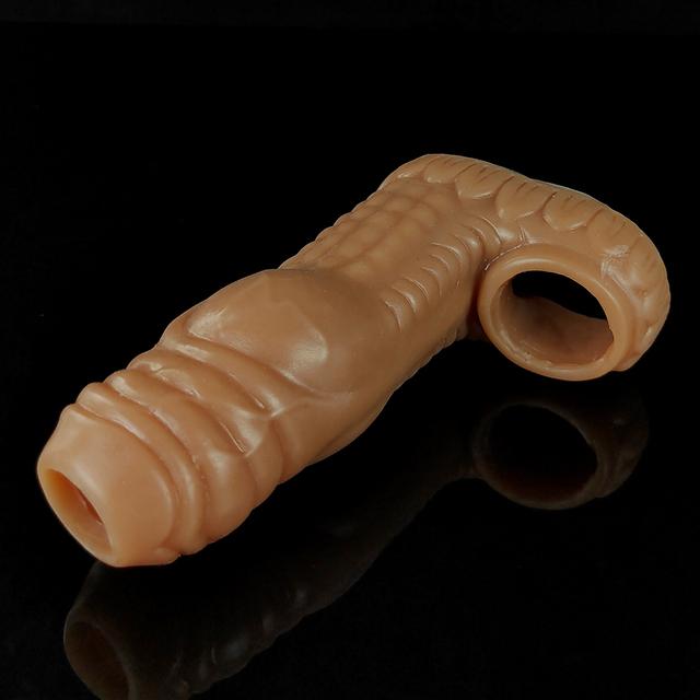 FAAK Hund Knoten Penis Sleeve Extender Silikon Dildo Vergrößerung Fantasy Sex Spielzeug für Männer Verzögerung Ejakulation Intime Sex Shop