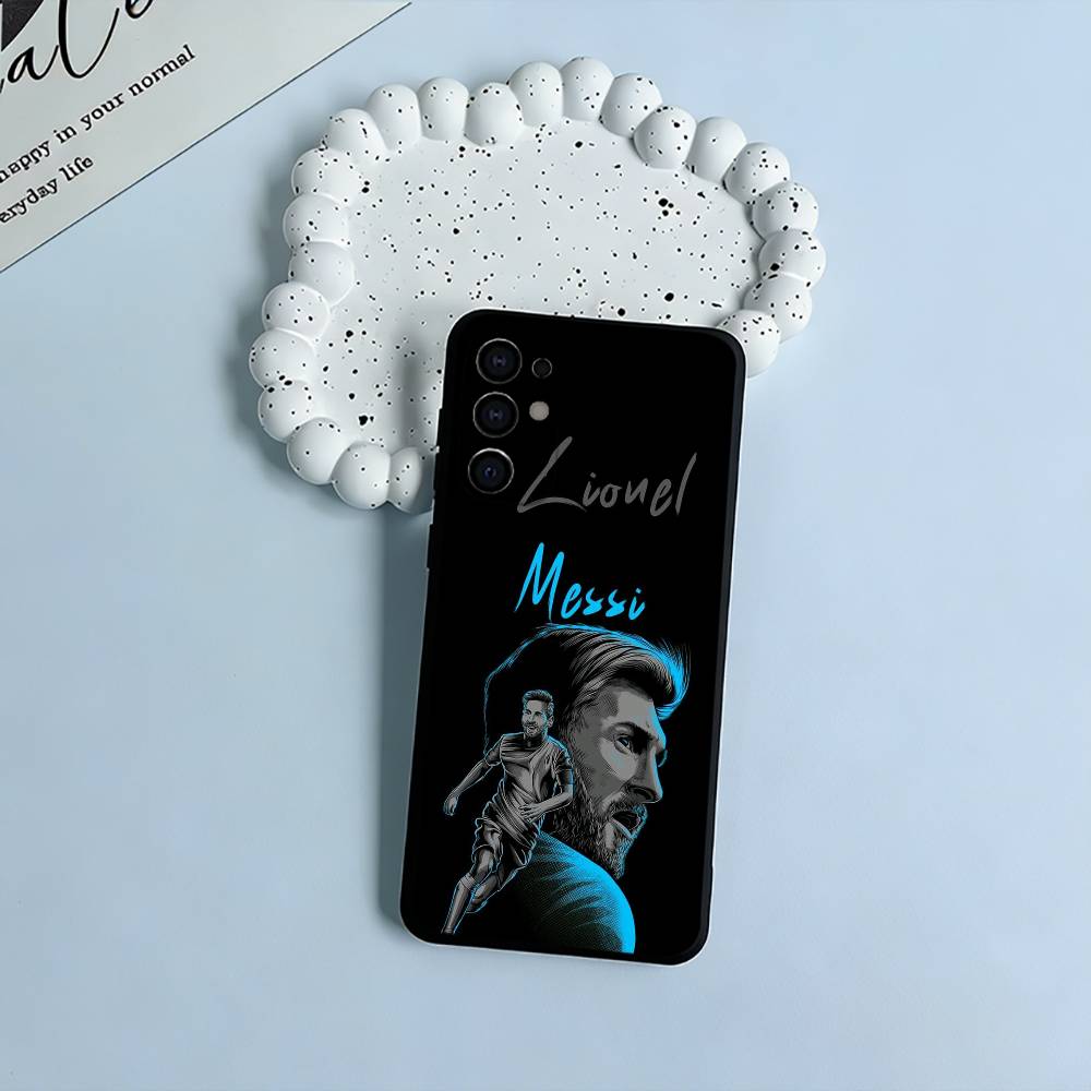 M-Messi-10 basketbalový Černý měkký silikonový kryt na telefon pro Samsung S25, S24, S21, S22, S23, S30, Ultra, S20, Plus, FE, Lite