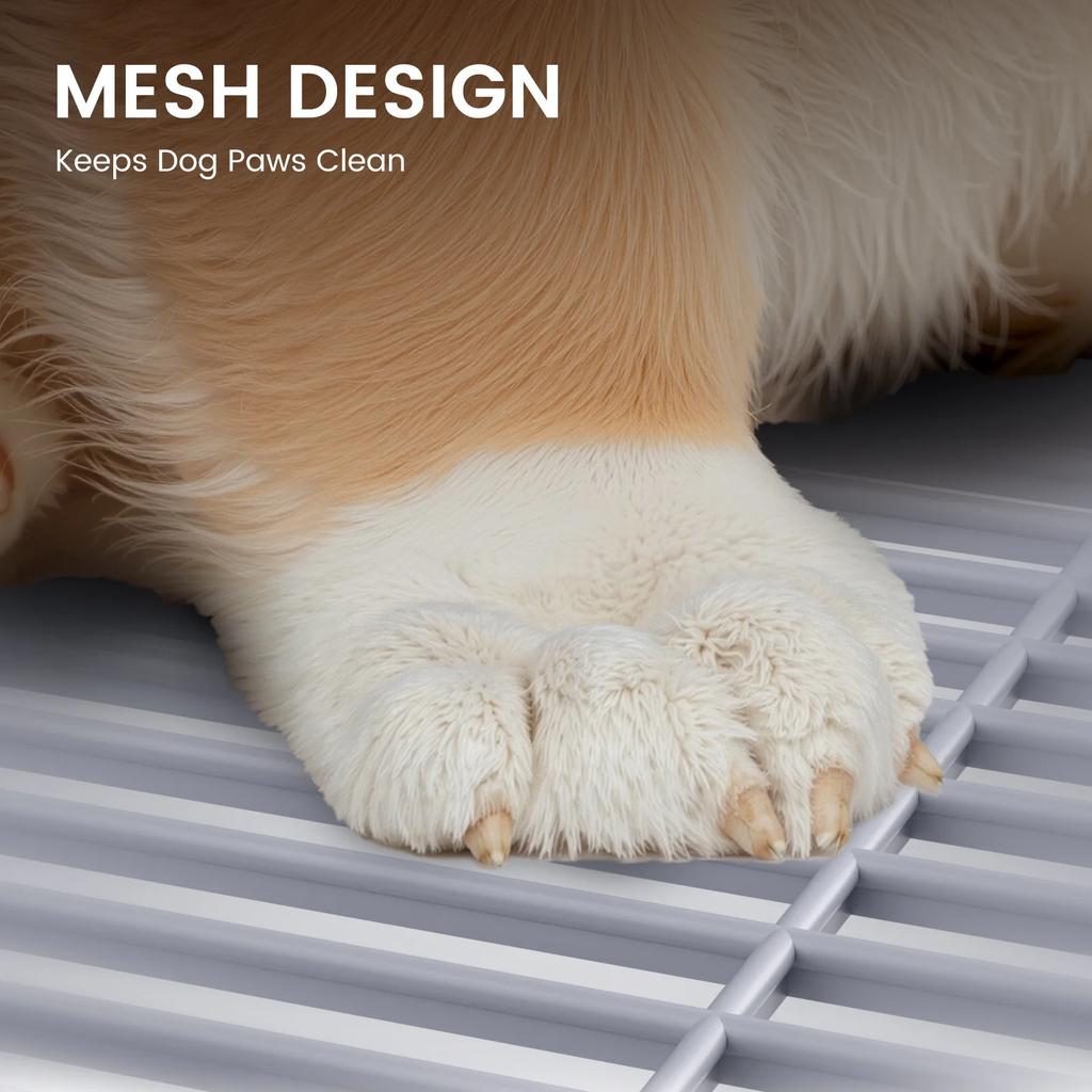 Dog Potty Dog-Specific Pee Tray Anti-Stepping Waste Sand Box for Small Dogs/Puppies Teddy Drawer-Style Poop Tray Pet Supplies