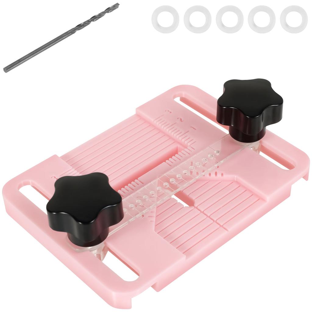 Polymer Clay Earring Drill Guide Piercing Tool for Clay Beads Hole Positioning Design Wear Resistant for Jewelry Making Crafts