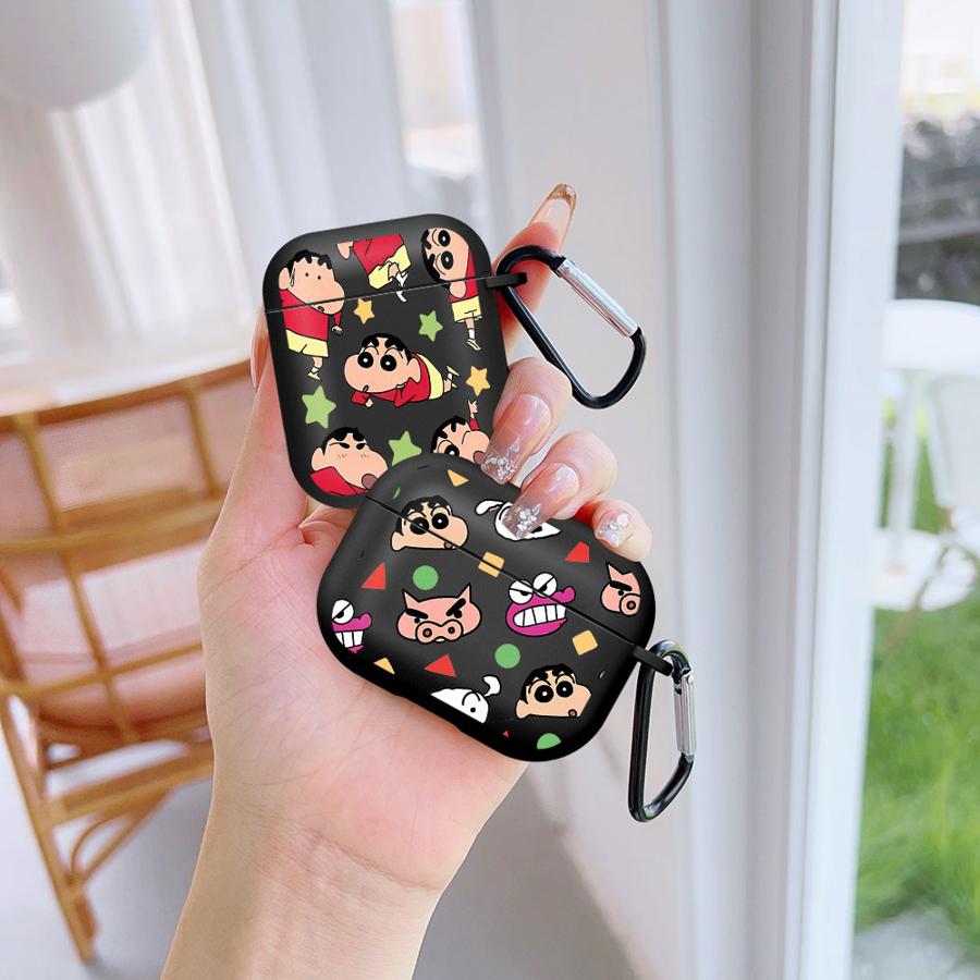 Earphone Cases Cover Case For Airpods 1 4 Pro 3 Pro3 Pro2 2 Crayon ShinChan Cute