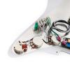 Musiclily SSS Strat Pickguard for Ceramic Single Size Humbucker Strat Electric Guitar 4P Tortoise Shell Pattern Pro-SE ST-DPHC Pre-wired