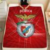 S.L. Benfica Flanelldecke, Hohe Qualität, Bequem für alle Jahreszeiten, Heimdekoration, Wärme und Komfort