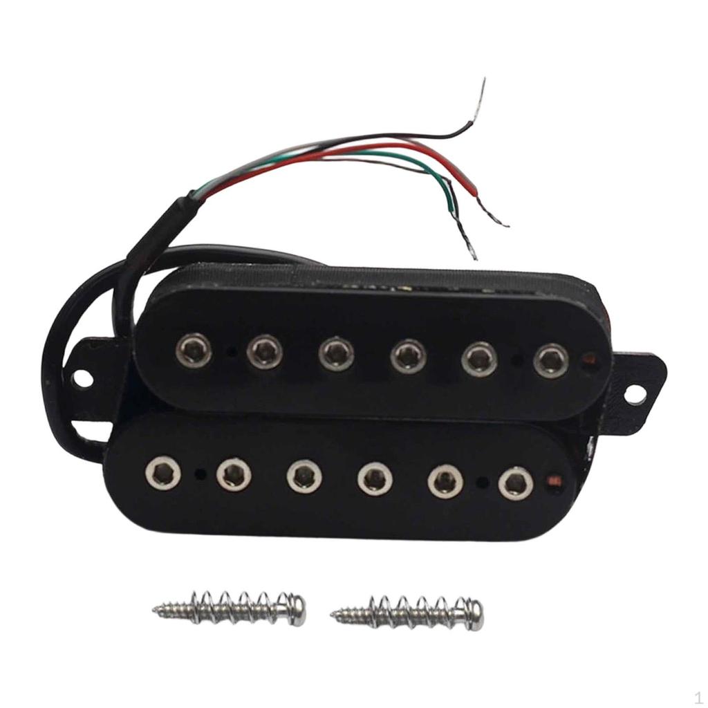 Humbucker Tonabnehmer für E-Gitarre, Vierleiterkabel, Doppelspule, DIY Ersatz