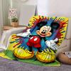 1pc, Mickey Mouse Inspired, Colorful Splash Design, Seasonal Universal Blanket, Home Decoration, Blanket, Versatile & Cozy for Bedroom, Living Room, T