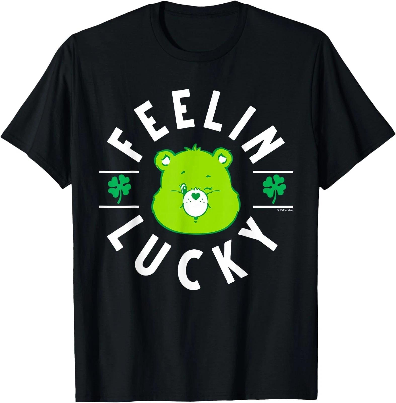 Care Bears Feeling Lucky Circle St. Patrick s Day T-Shirt 4XL