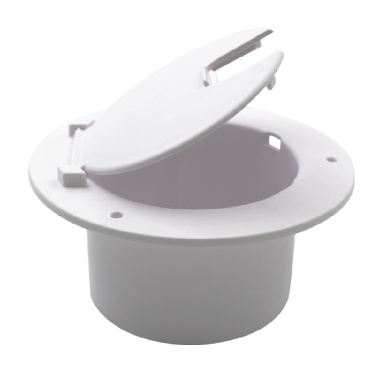Power Cable Cord Hatches Electrical Cable Hatches 5In Electric Cable Hatches with Cover Lid Accessory Easy Installation