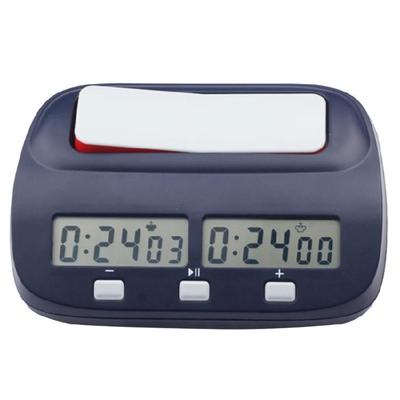 Reloj de Ajedrez Temporizador Digital, Temporizador de Juego Profesional con Cuenta Atrás y Alarma de Conteo