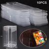 10Pcs Transparent Car Toy Model Protection Display Box Clear Pvc Storage Holder Case Cover Show Dustproof Decoration