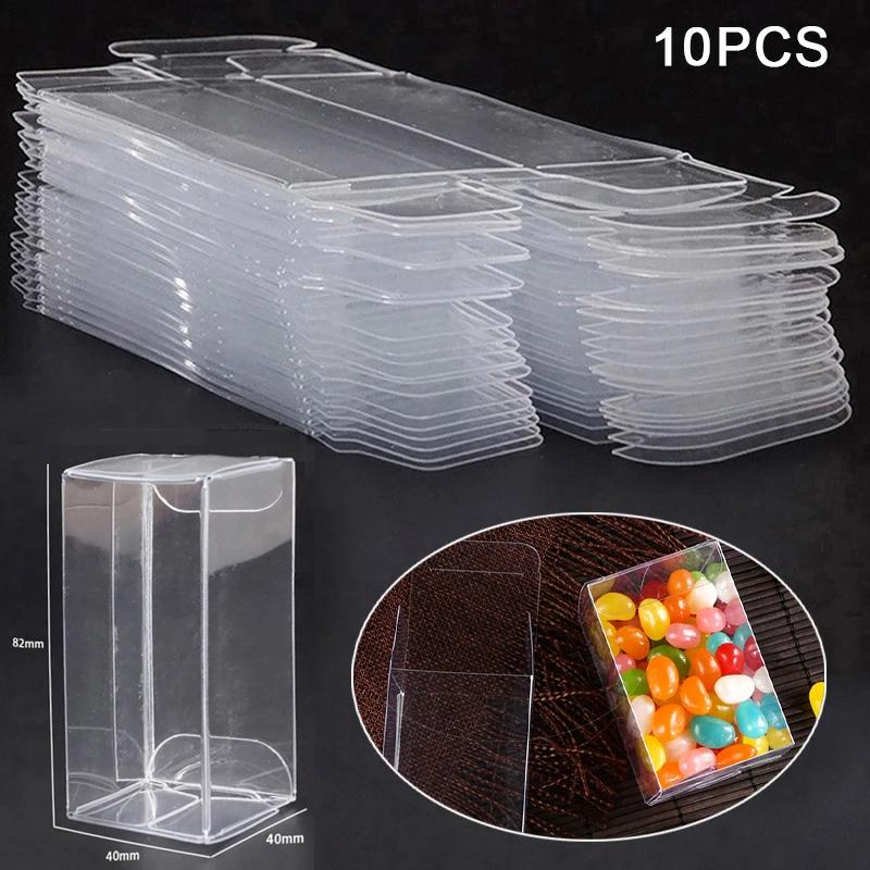10Pcs Transparent Car Toy Model Protection Display Box Clear Pvc Storage Holder Case Cover Show Dustproof Decoration