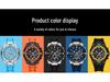 Reward Fashion Multifunctional Quartz Sports Watch: Waterproof, Luminous, Silicone Strap, Three-Eye, Six-Hand Design for Men.