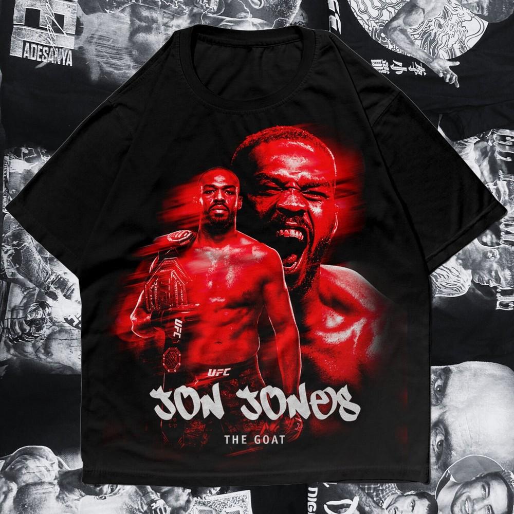 Унисекс футболка Jon  Bones  Jones The Goat Tee S