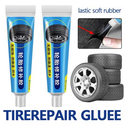 1/3/5 Stück Reifenreparatur Schwarzer Kleber Flüssig Starkes Gummi Verschleißfest Nichtkorrosiv Klebstoff Sofortige Haftung Auto Leder Reparaturwerkzeuge