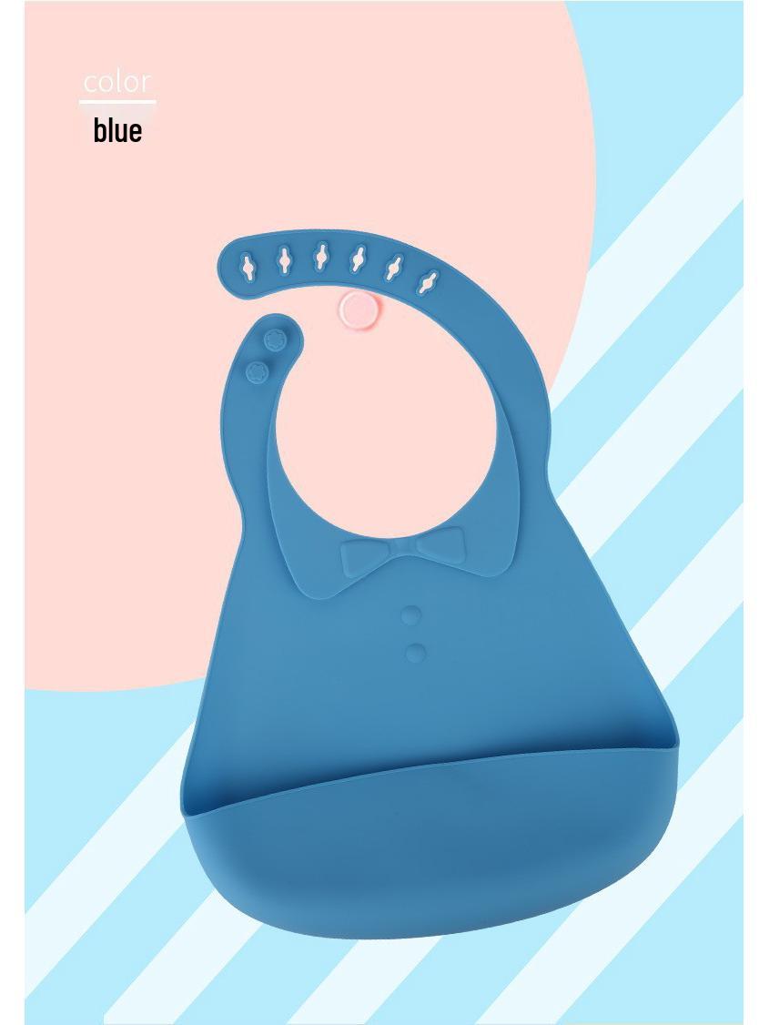 

Waterproof Food-Grade Silicone Baby Bib - Leak-Proof, Self-Feeding, Drool Protection