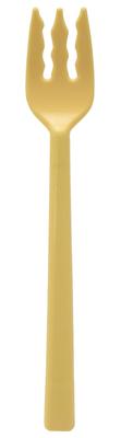 Okabe Western Tableware Flex Silicone Fork, Large, Yellow, FX-12
