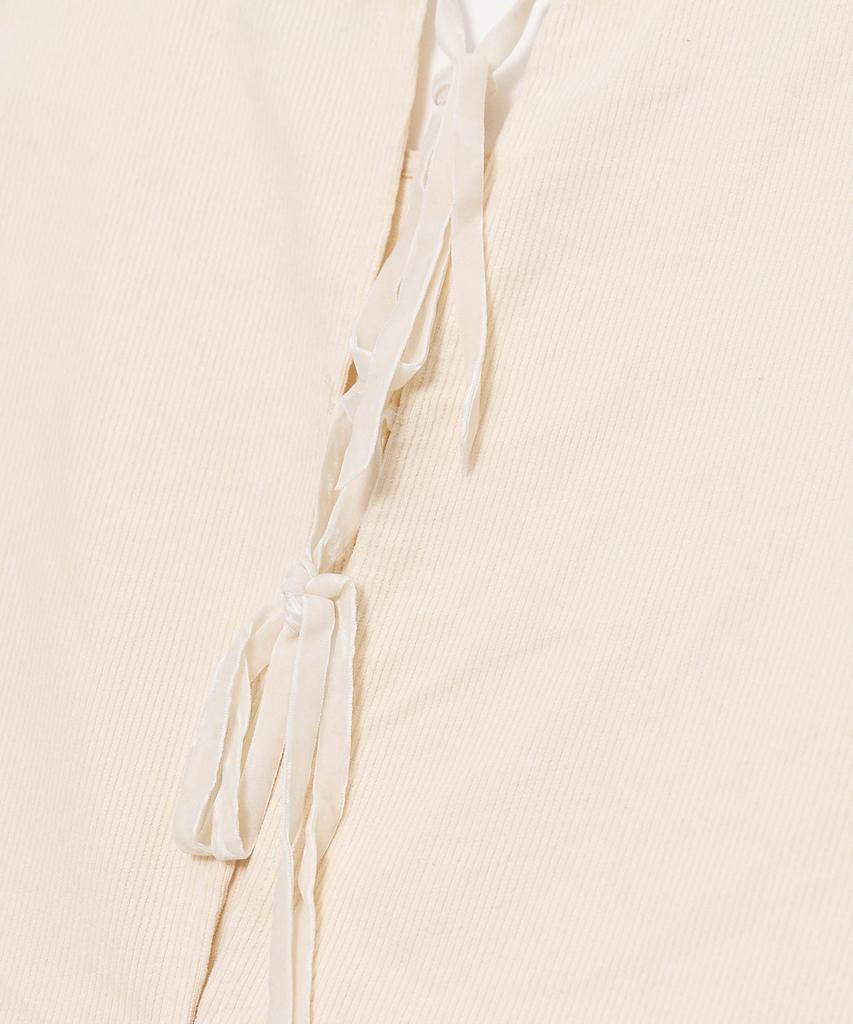 Eilubeu Corduroy Back Slit Sleeveless Dress Aaradr002P