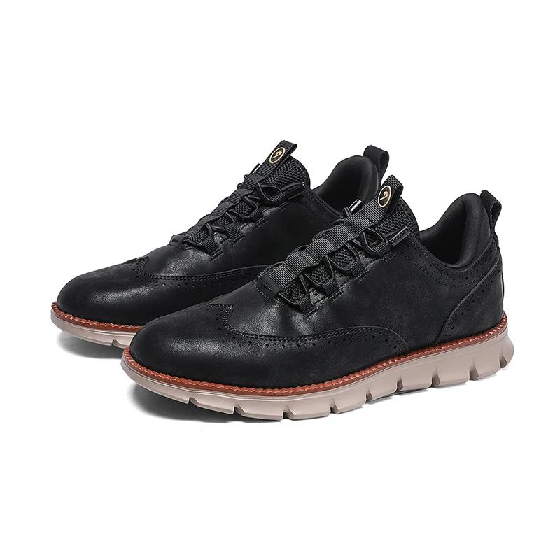 Große Größe 48 49 50 Brogues mit Flügelspitze Britischer Stil Herren Oxford Schuhe Premium Leder Lässige Business Schuhe Brogue