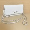 2026 New Fashionable Women's Crossbody Bag Black PU Retro Shoulder Bag Luxury Design Casual Women's Envelope Bag